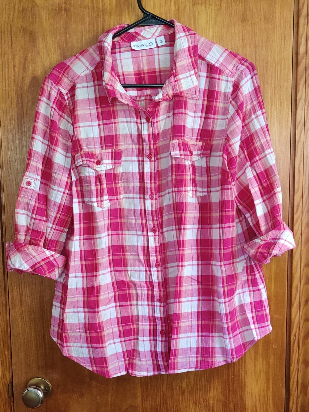 Plaid Button-Down Shirt